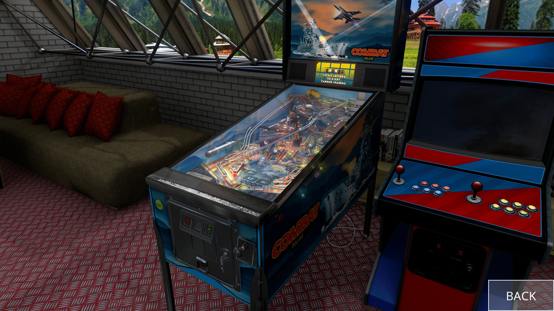 Zaccaria Pinball: Combat Deluxe Pinball Table screenshot