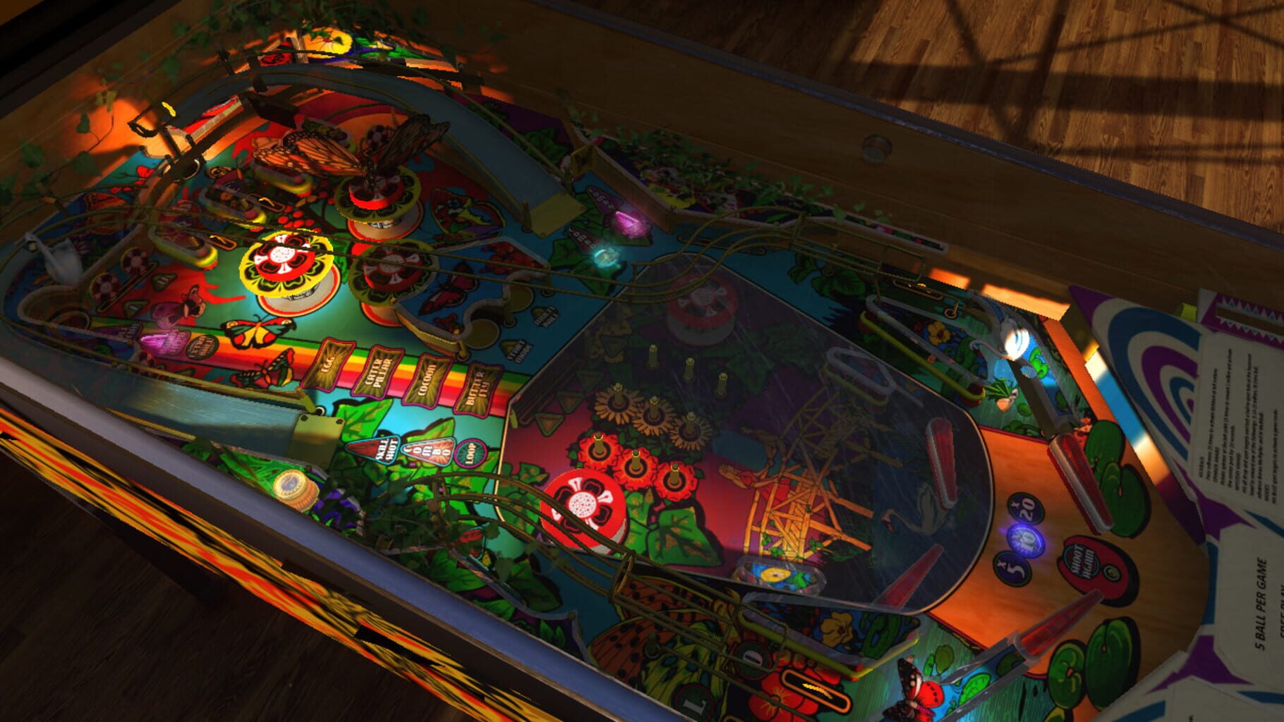 Zaccaria Pinball: Farfalla 2017 Table screenshot