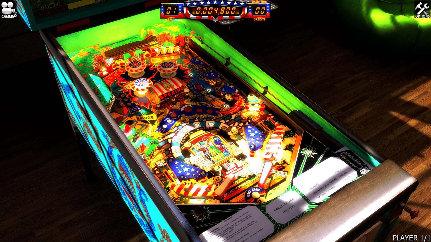 Zaccaria Pinball: Locomotion Table screenshot