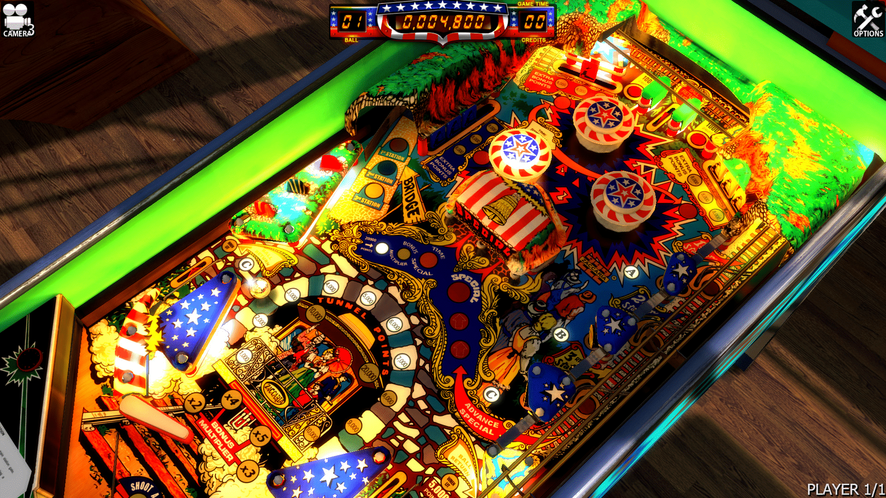 Zaccaria Pinball: Locomotion Table screenshot