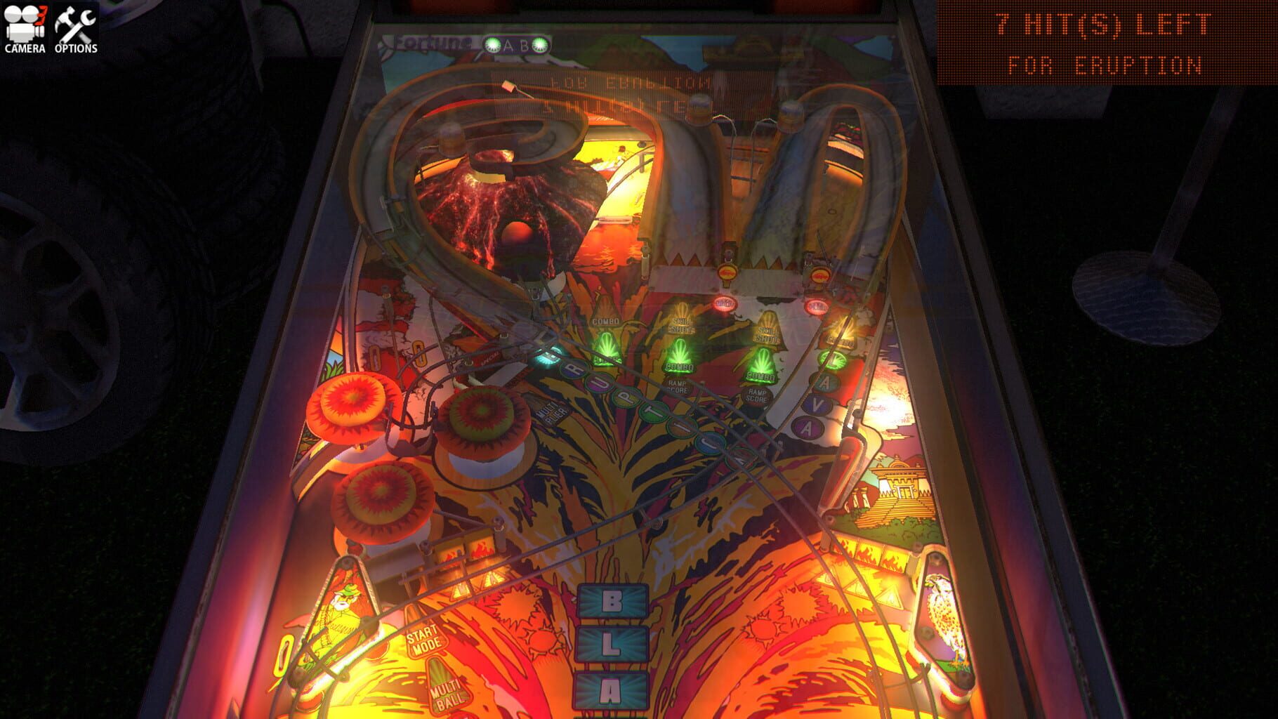 Captura de pantalla - Zaccaria Pinball: Fire Mountain 2019 Table