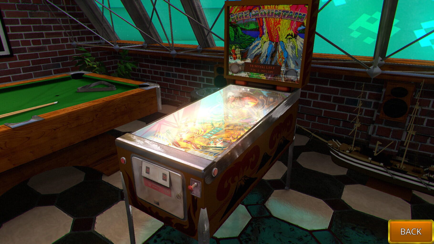 Captura de pantalla - Zaccaria Pinball: Fire Mountain 2019 Table