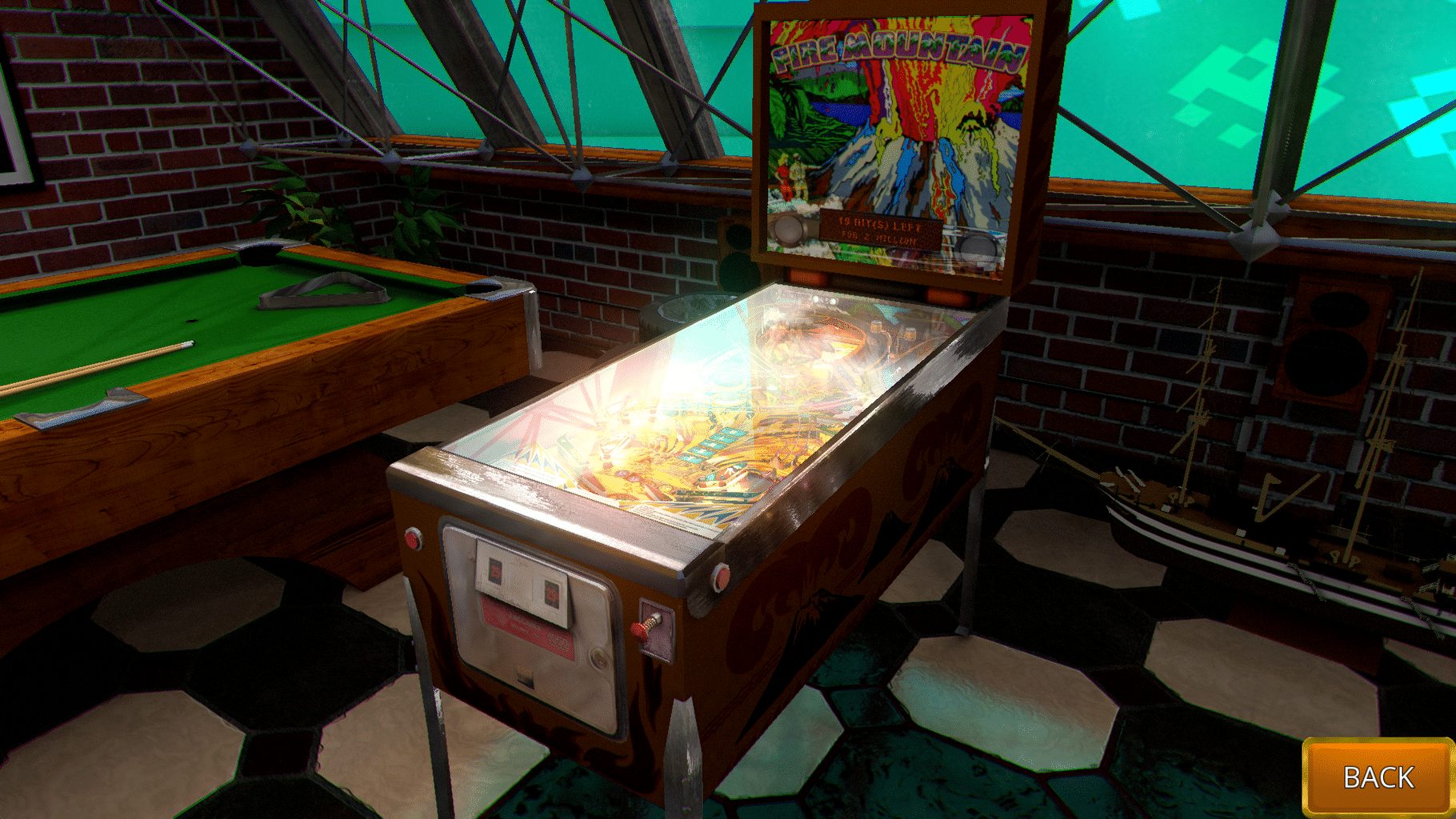 Zaccaria Pinball: Fire Mountain 2019 Table screenshot