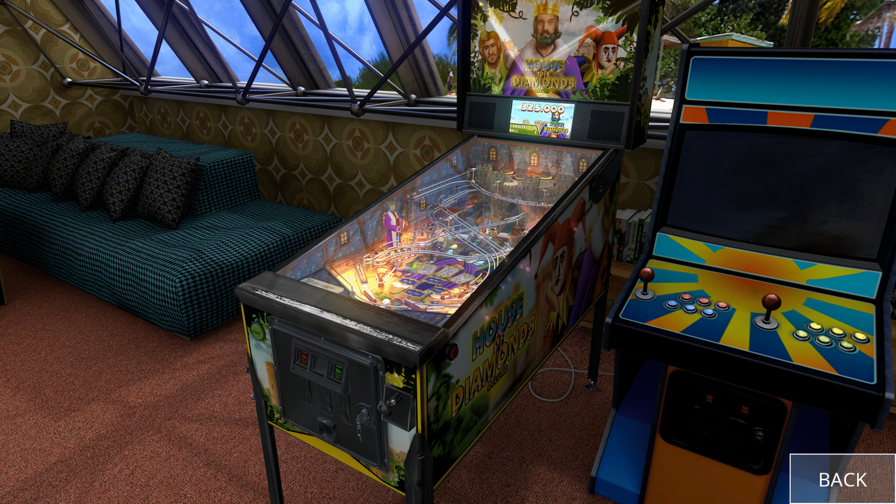 Zaccaria Pinball: House of Diamonds Deluxe Pinball Table screenshot