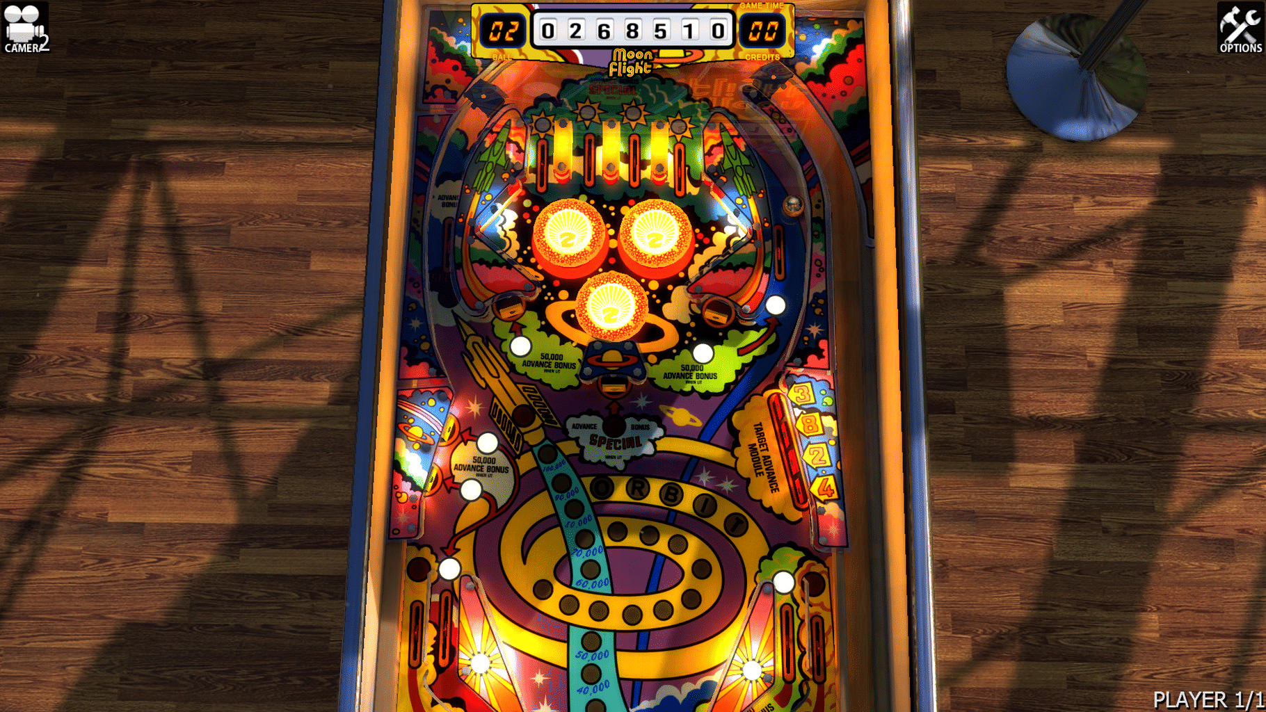 Zaccaria Pinball: Moon Flight Table screenshot