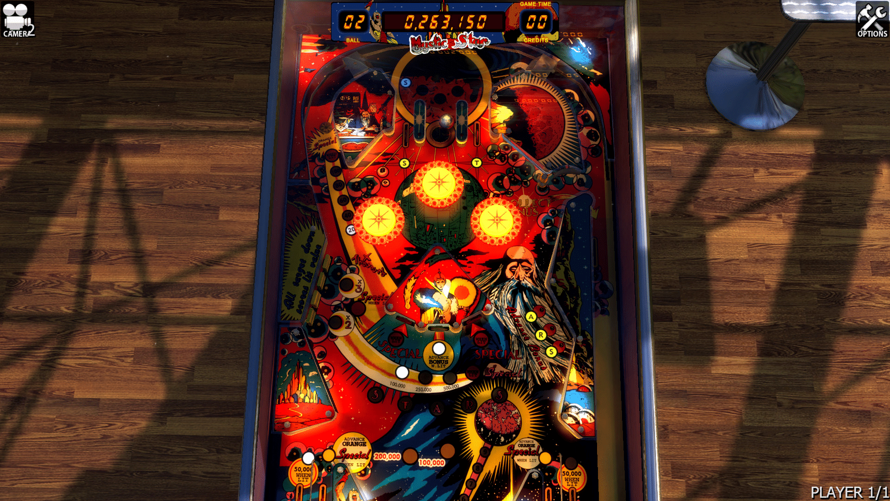 Zaccaria Pinball: Mystic Star Table screenshot