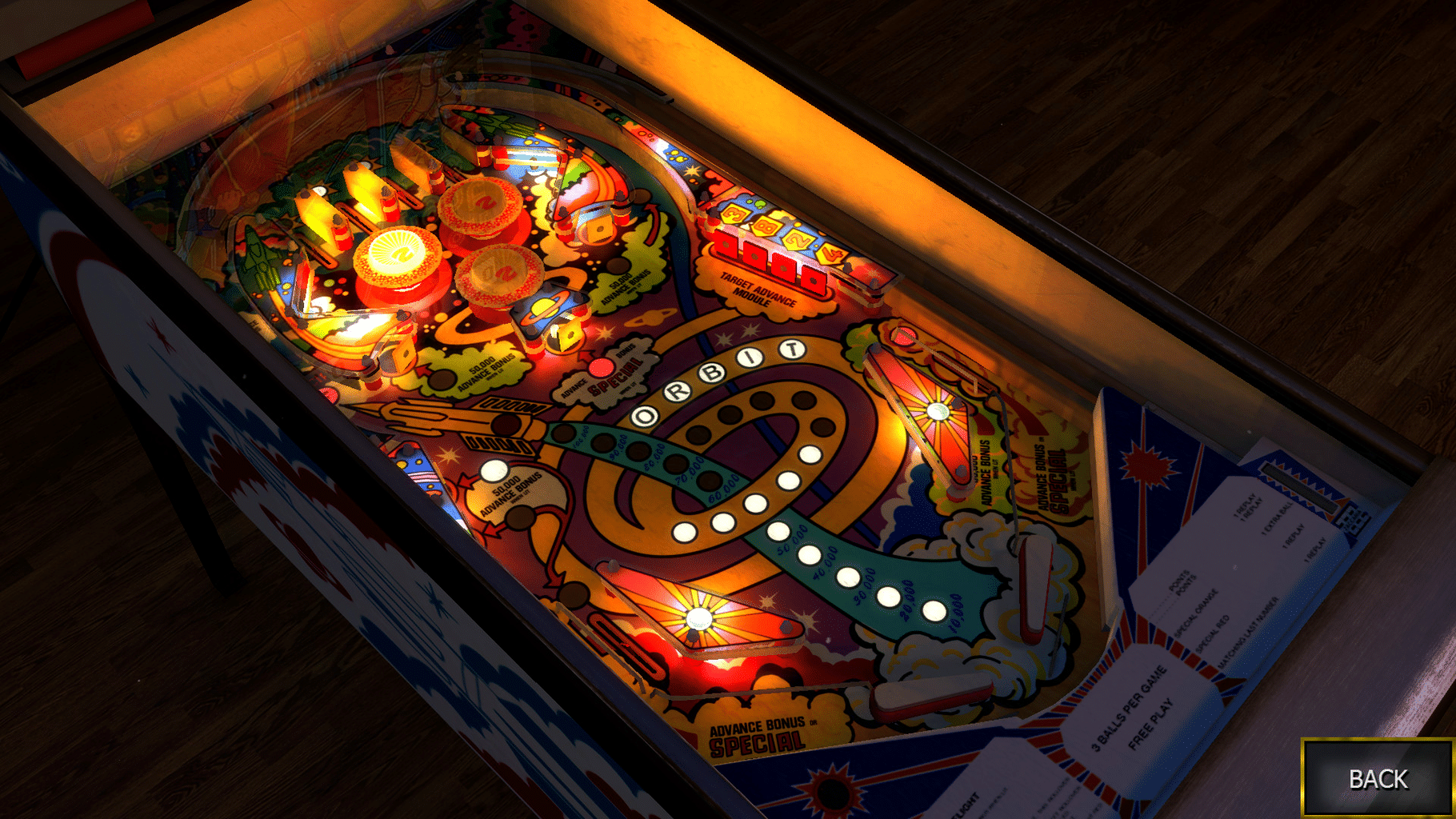 Zaccaria Pinball: Moon Flight Table screenshot