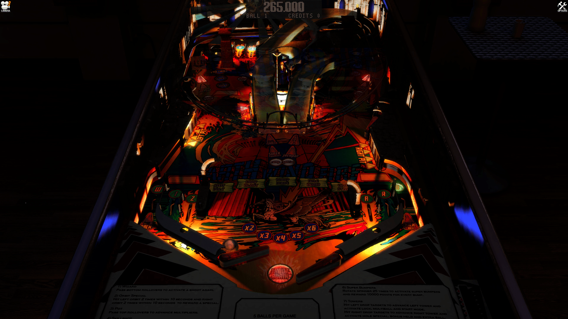 Zaccaria Pinball: Earth Wind Fire 2017 Table screenshot