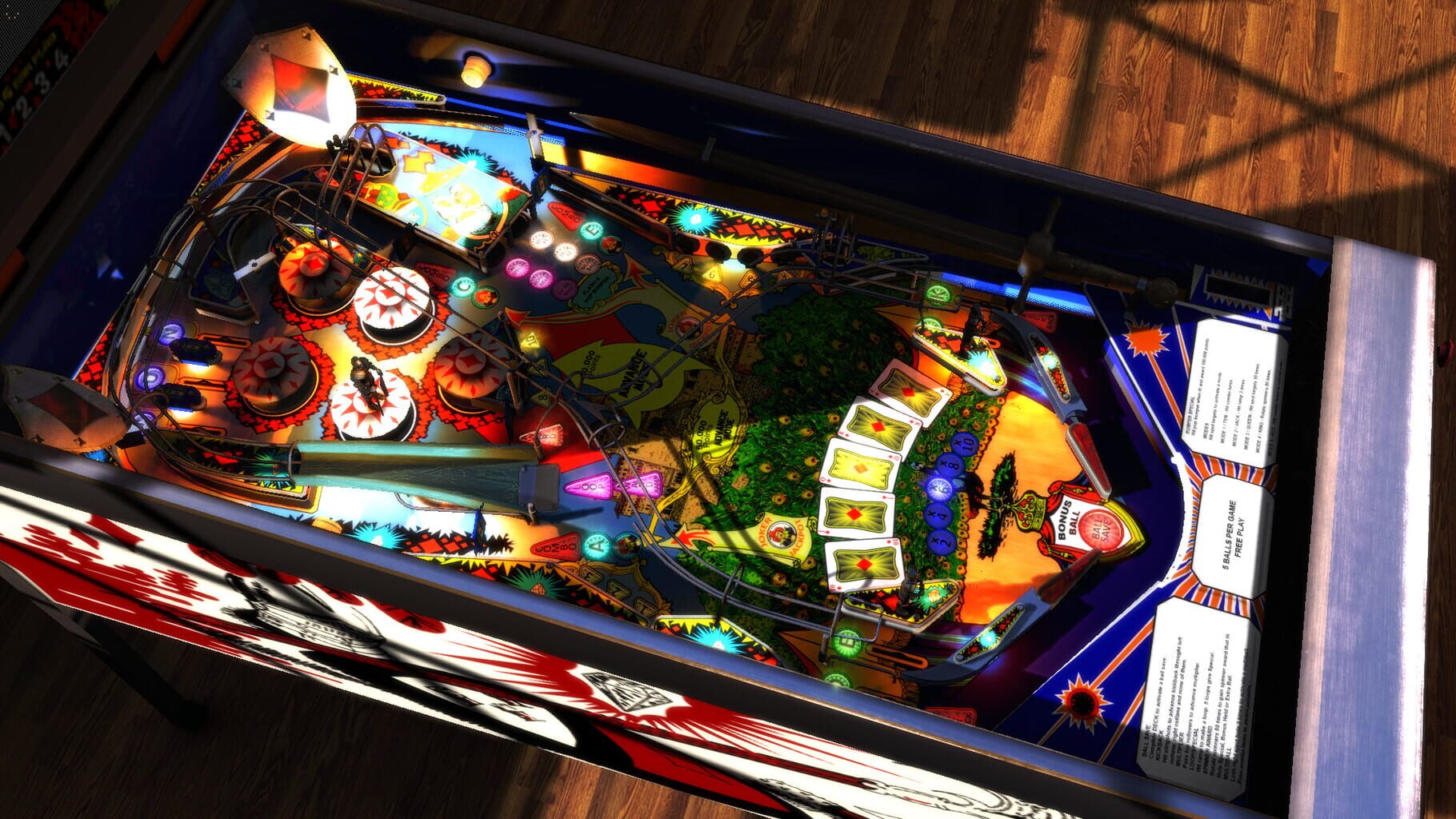 Captura de pantalla - Zaccaria Pinball: House of Diamonds 2017 Table