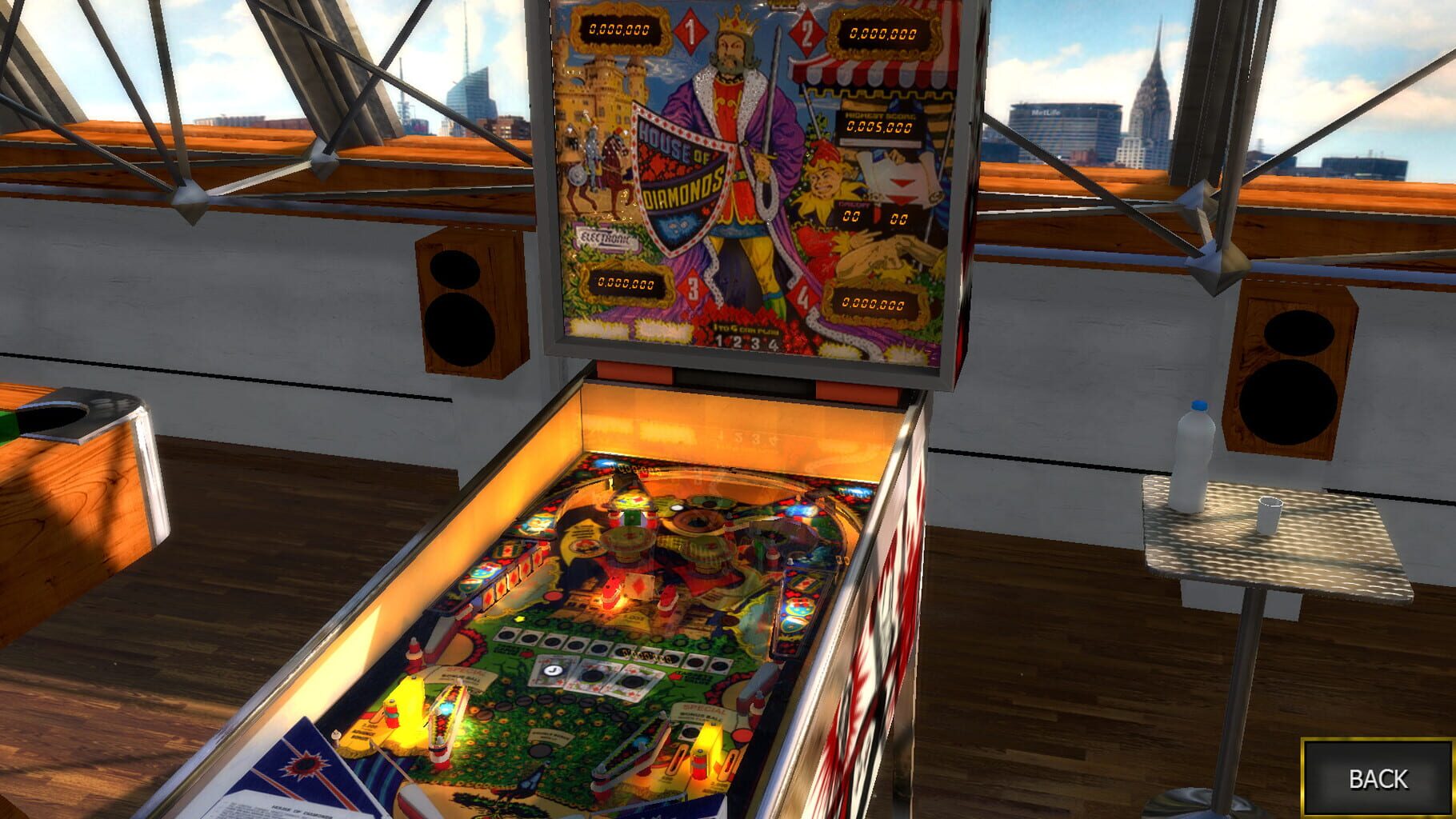 Captura de pantalla - Zaccaria Pinball: House of Diamonds Table