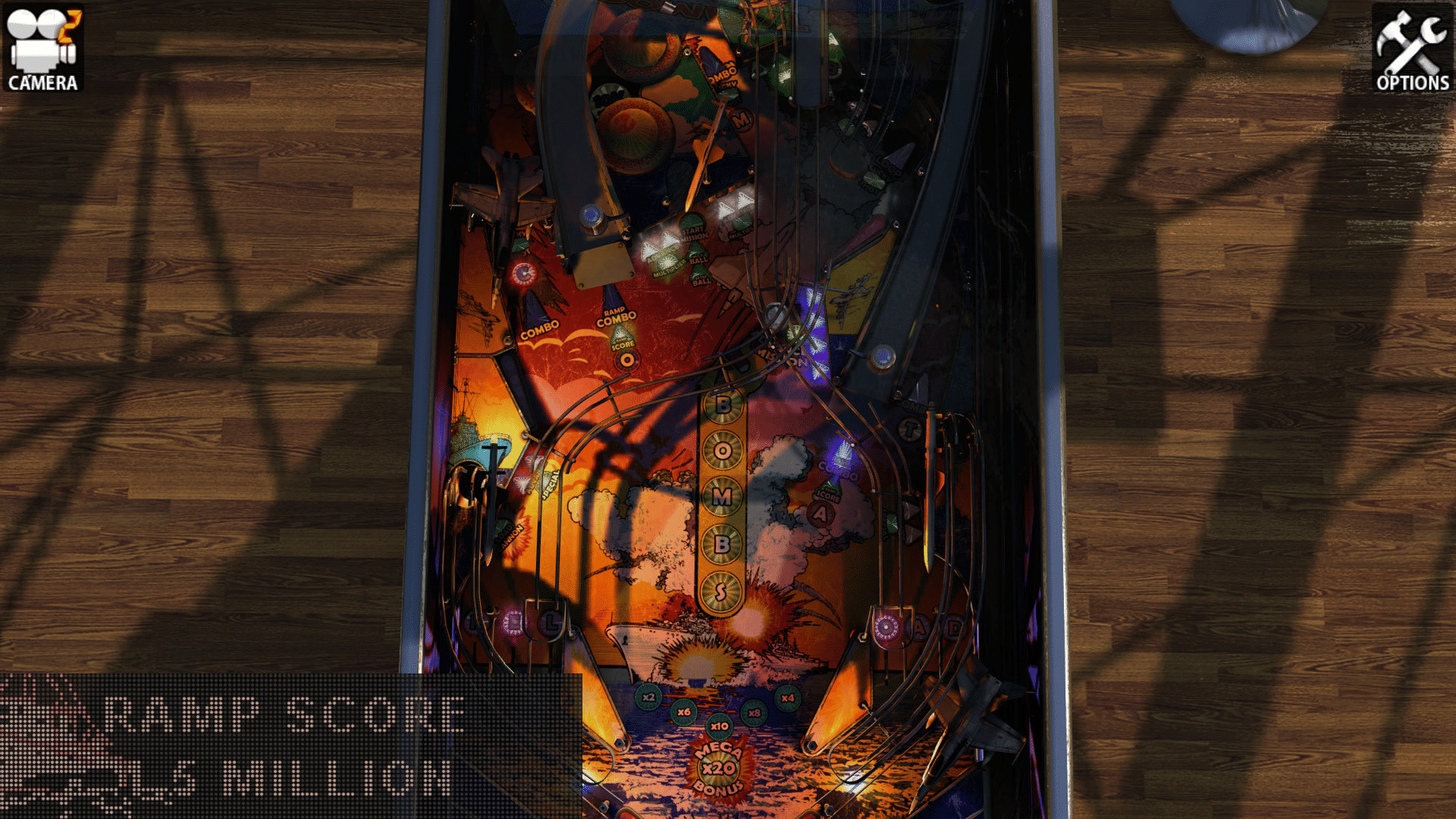 Zaccaria Pinball: Combat 2017 Table screenshot