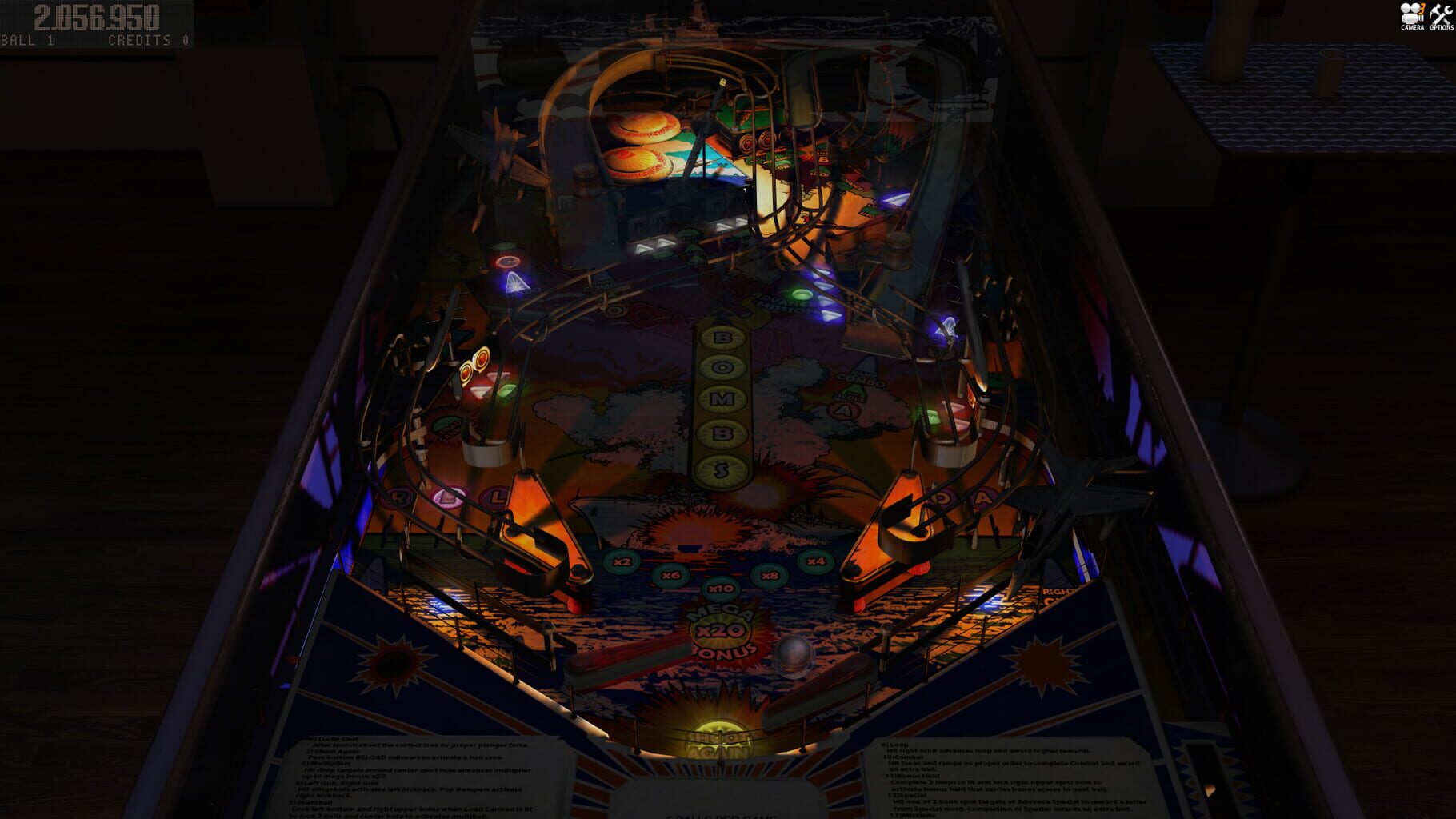 Captura de pantalla - Zaccaria Pinball: Combat 2017 Table