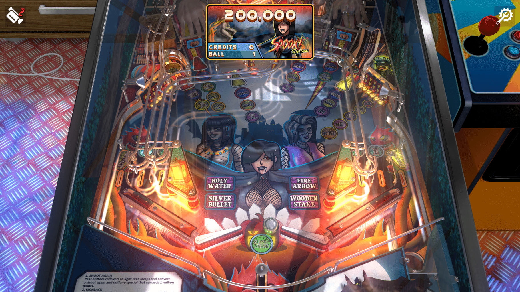 Zaccaria Pinball: Spooky Deluxe Pinball Table screenshot