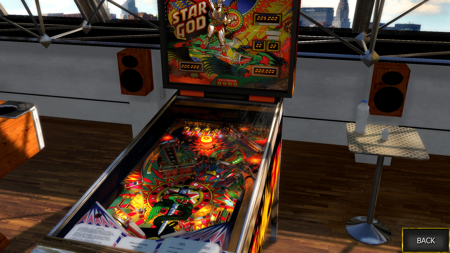 Zaccaria Pinball: Star God Table screenshot