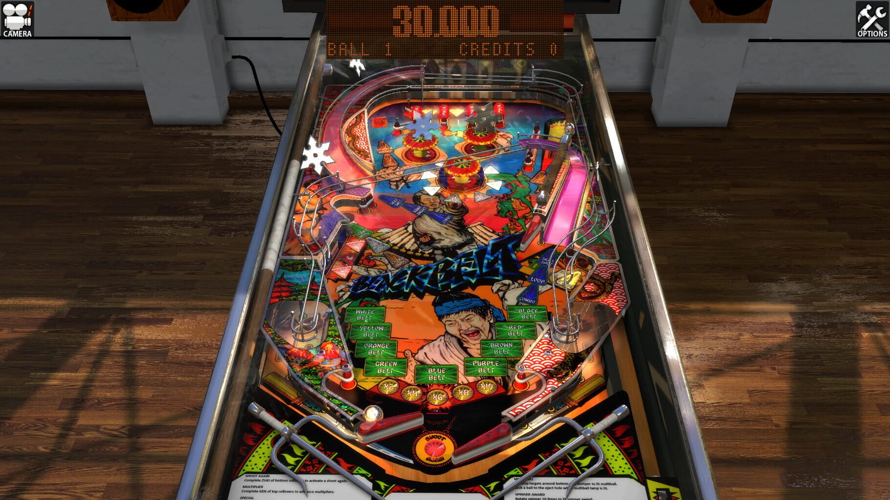 Captura de pantalla - Zaccaria Pinball: Blackbelt 2018 Table