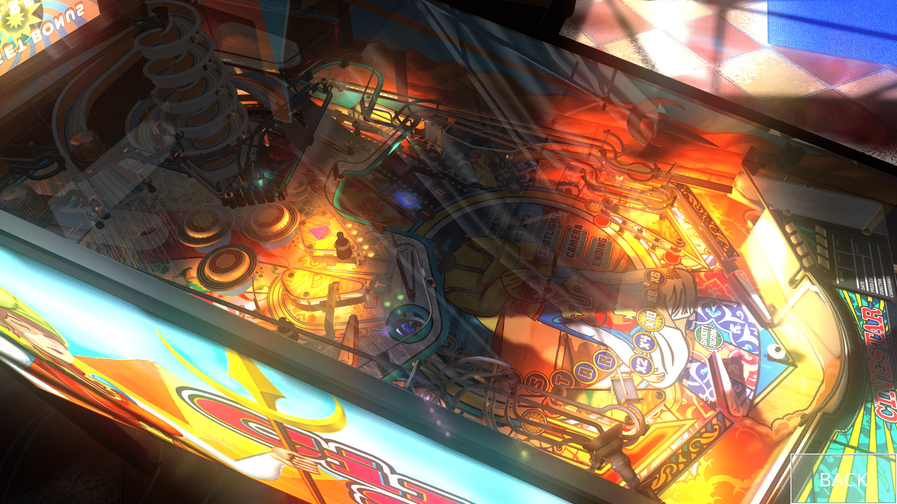 Zaccaria Pinball: Cine Star Deluxe Pinball Table screenshot