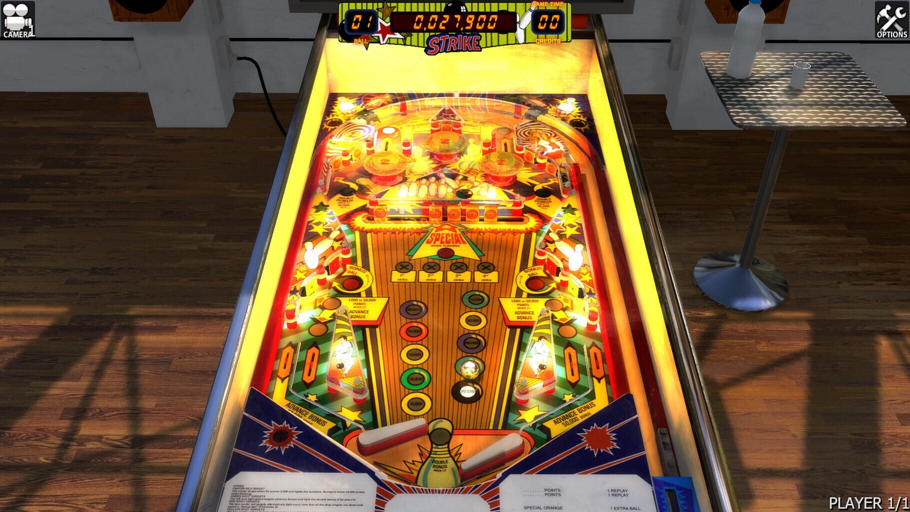 Zaccaria Pinball: Strike Table screenshot