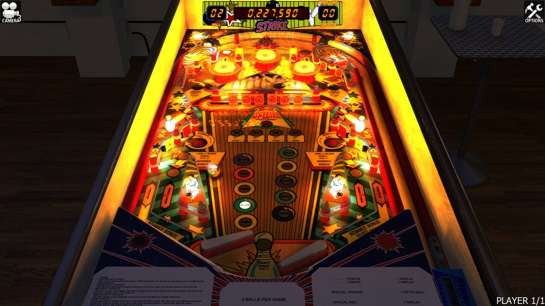 Zaccaria Pinball: Strike Table screenshot