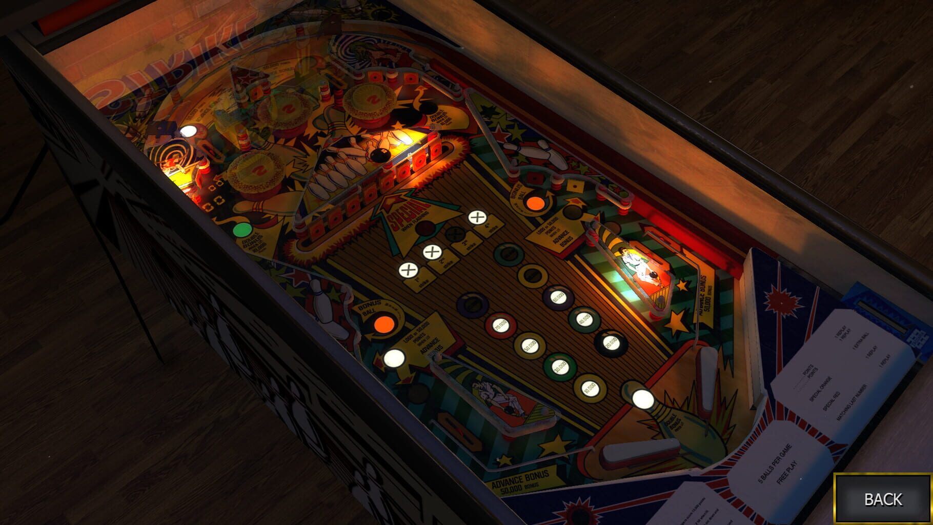 Captura de pantalla - Zaccaria Pinball: Strike Table