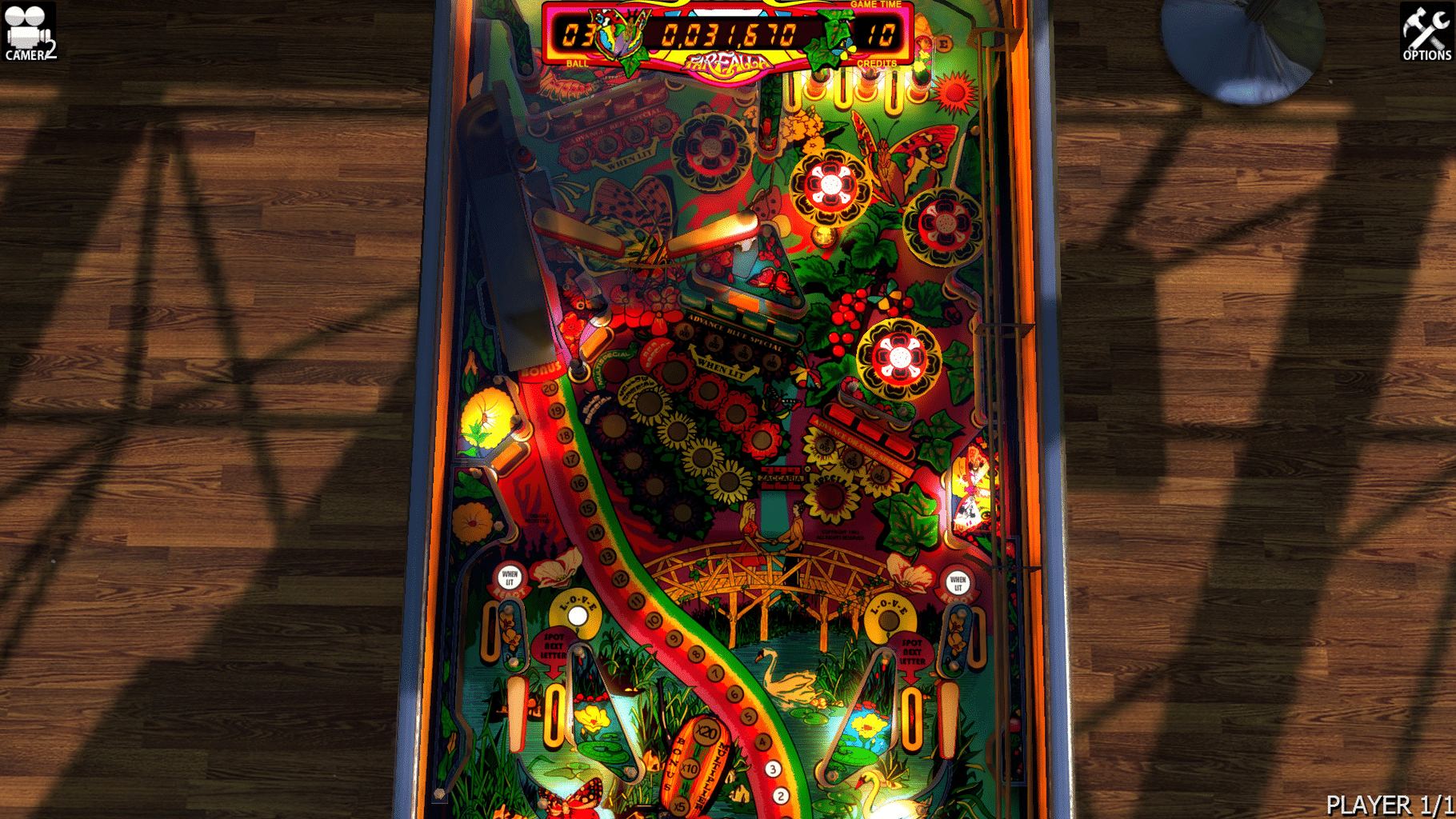 Zaccaria Pinball: Farfalla Table screenshot