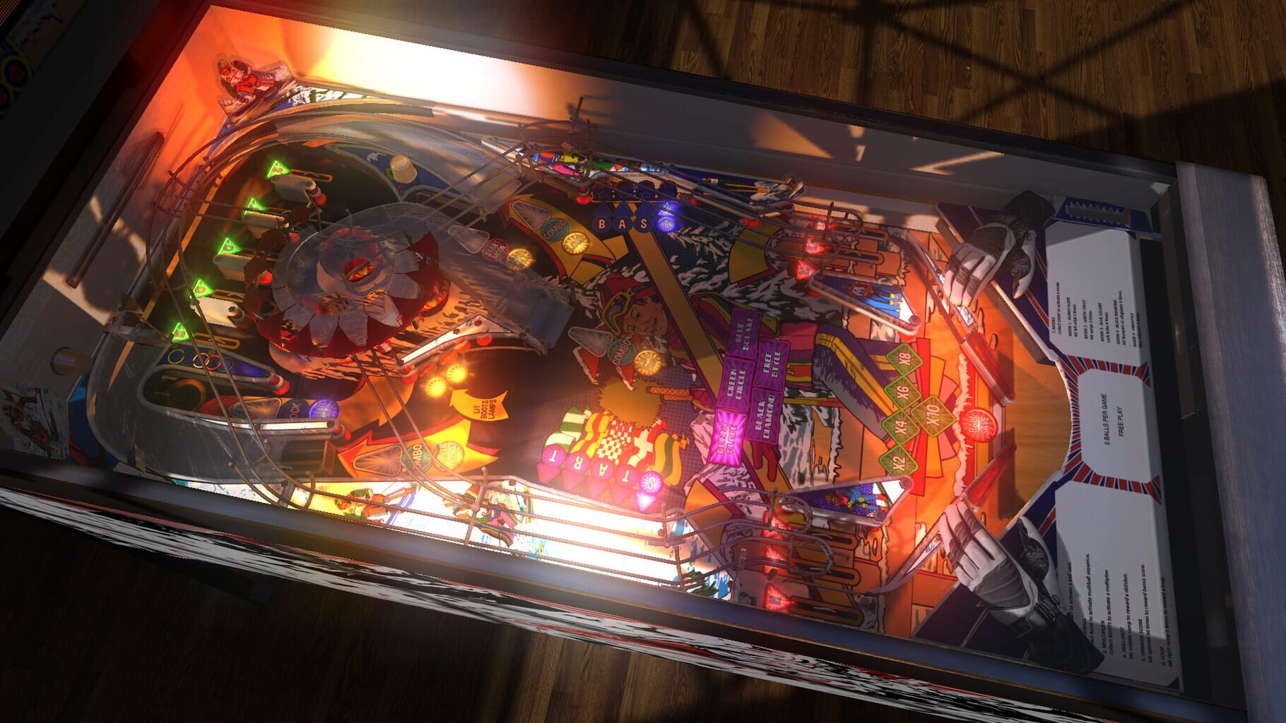 Captura de pantalla - Zaccaria Pinball: Winter Sports 2018 Table