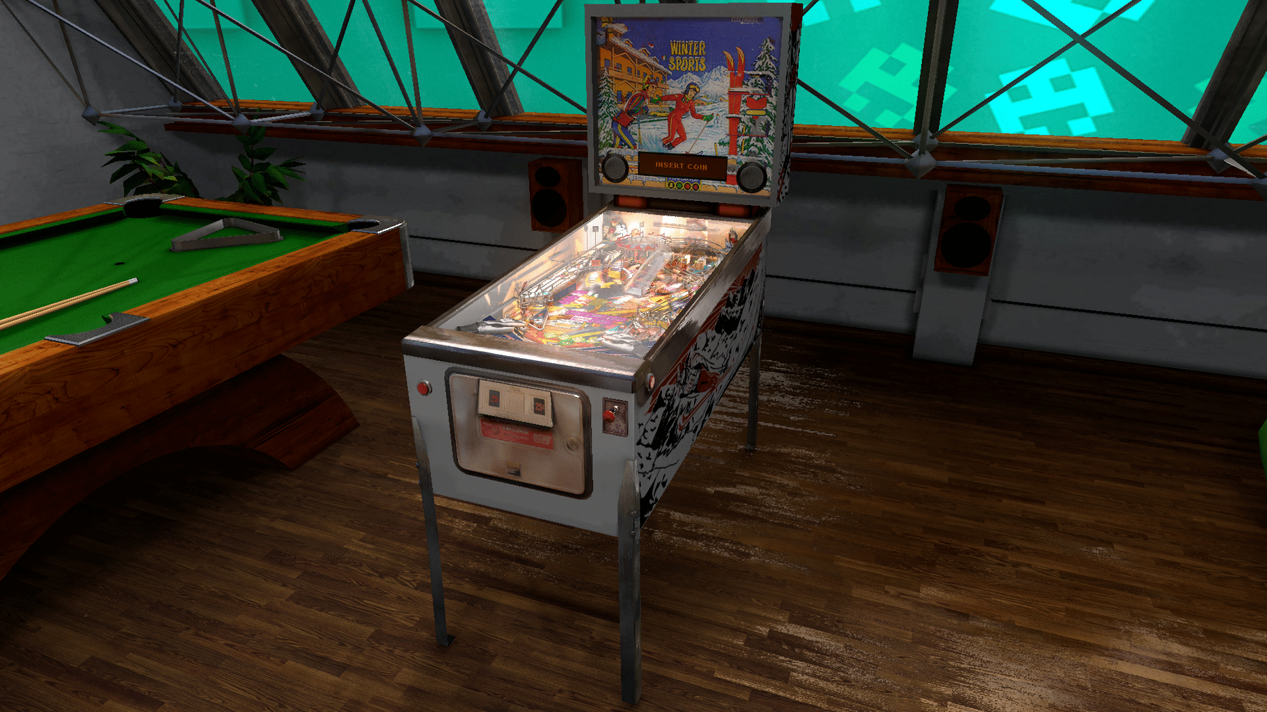 Zaccaria Pinball: Winter Sports 2018 Table screenshot