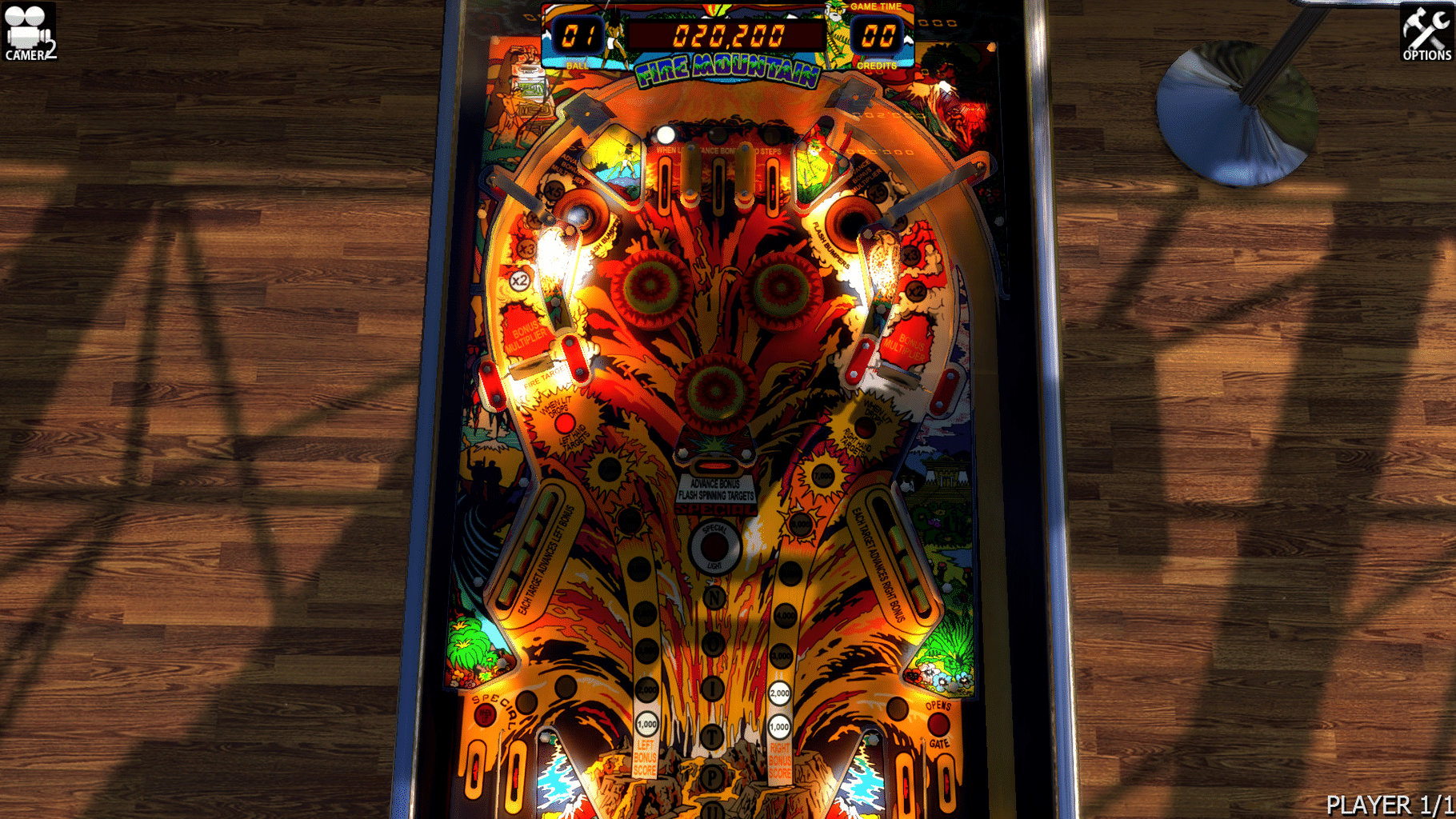 Zaccaria Pinball: Fire Mountain Table screenshot