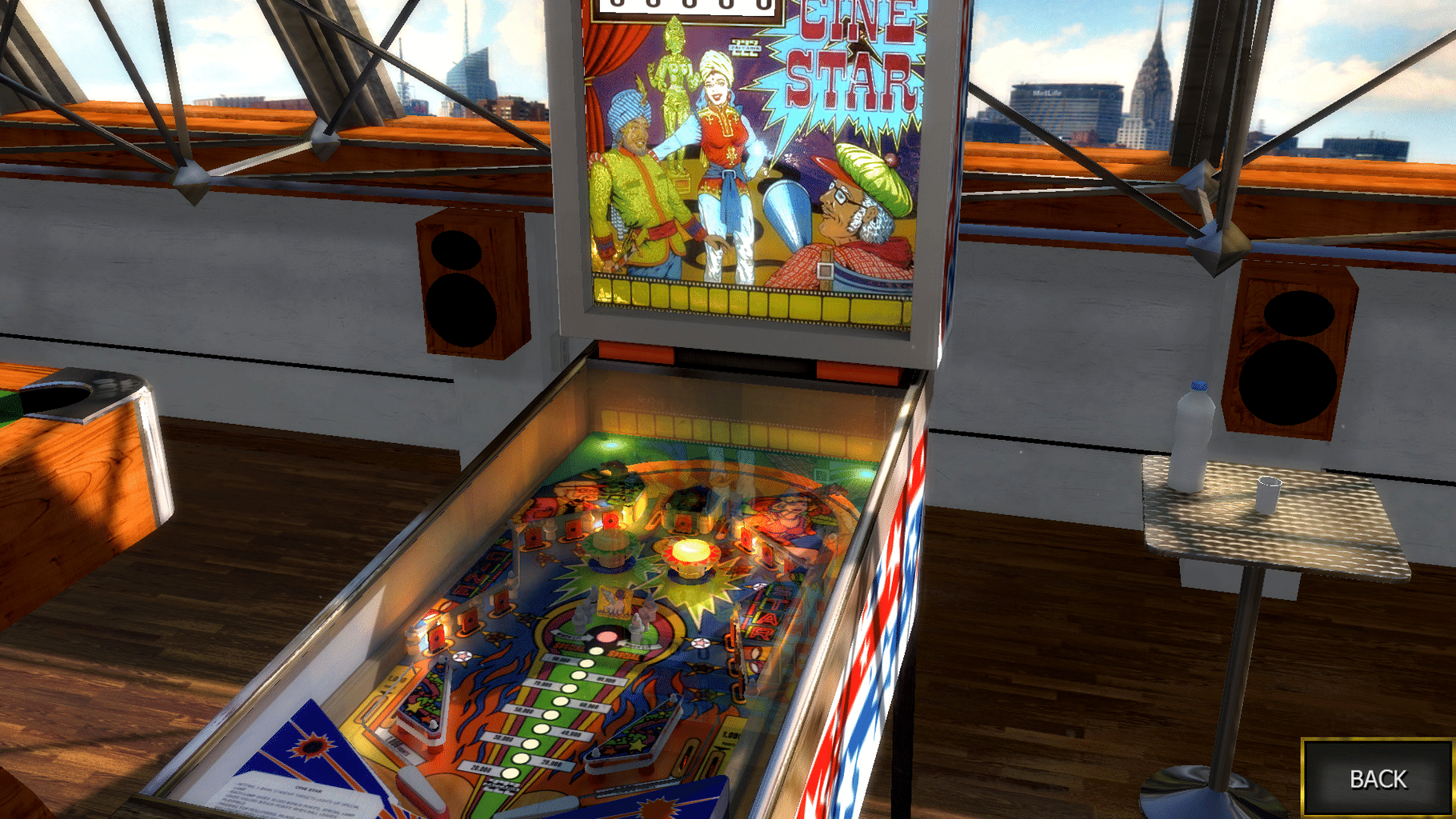 Zaccaria Pinball: Cine Star Table screenshot