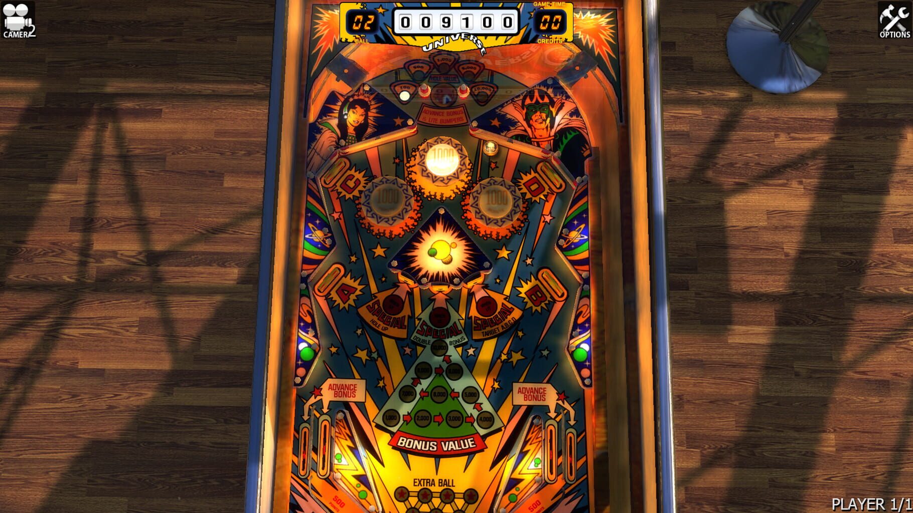 Captura de pantalla - Zaccaria Pinball: Universe Table