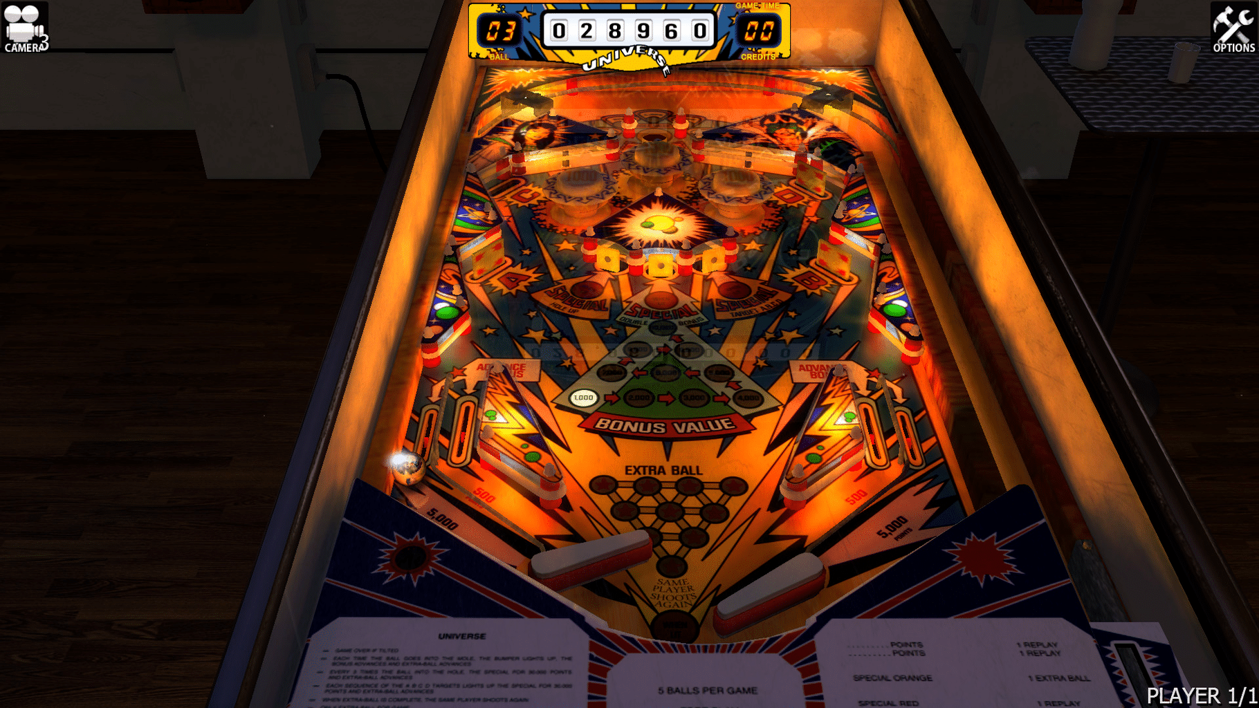 Zaccaria Pinball: Universe Table screenshot