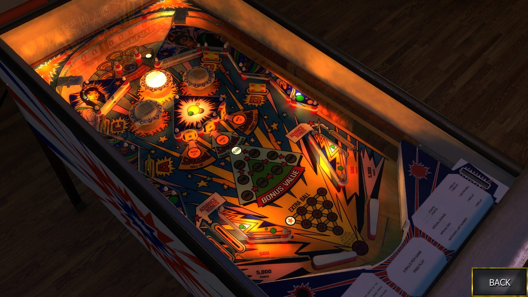 Captura de pantalla - Zaccaria Pinball: Universe Table