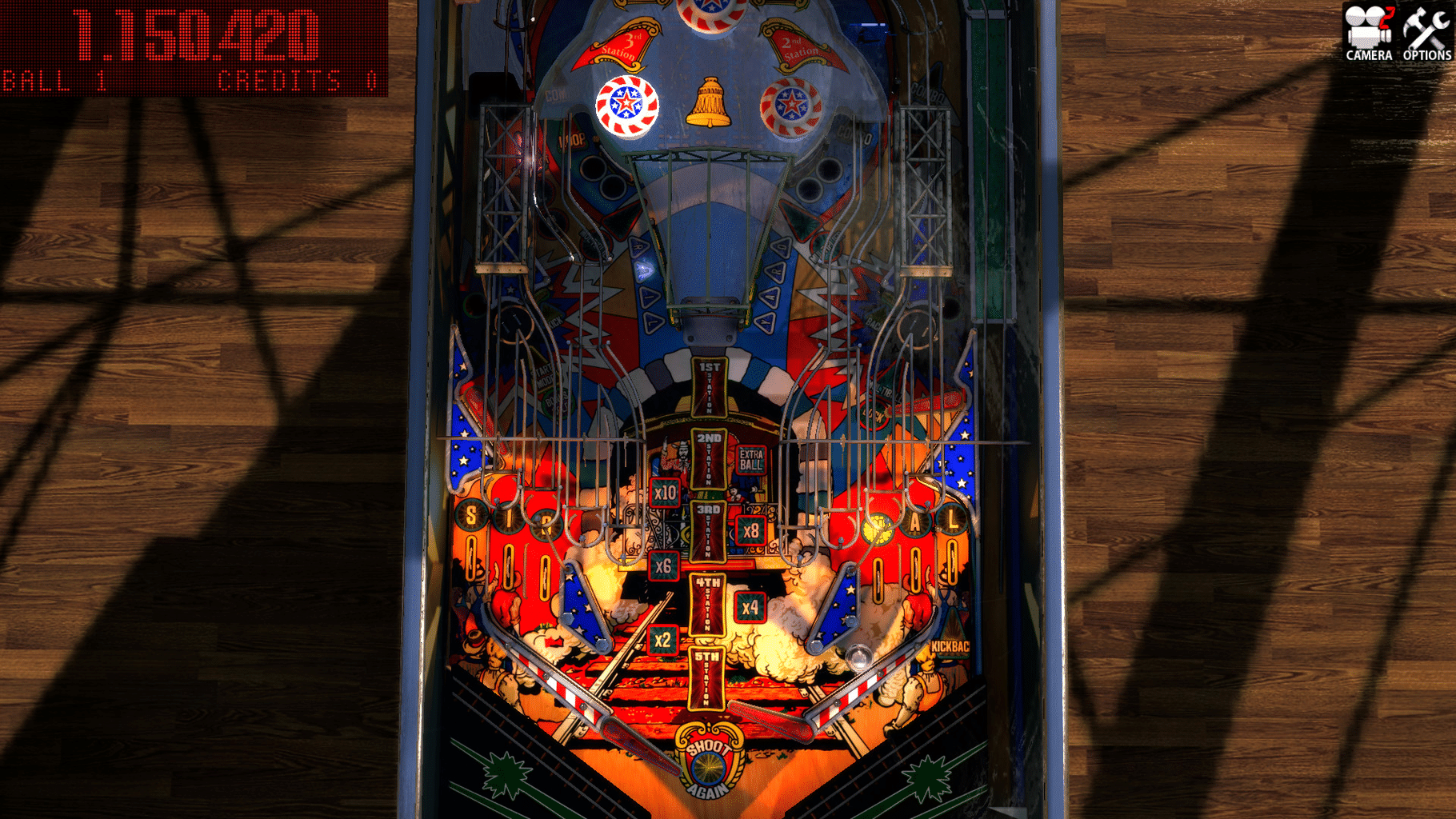 Zaccaria Pinball: Locomotion 2018 Table screenshot