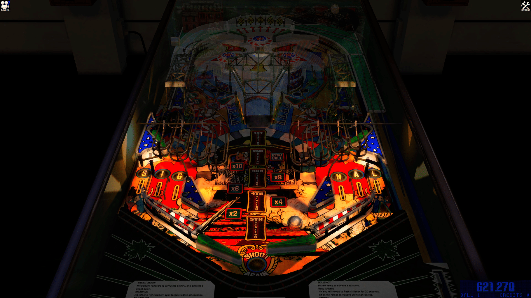 Zaccaria Pinball: Locomotion 2018 Table screenshot