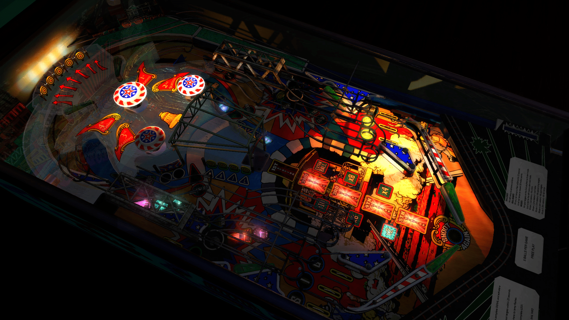 Zaccaria Pinball: Locomotion 2018 Table screenshot