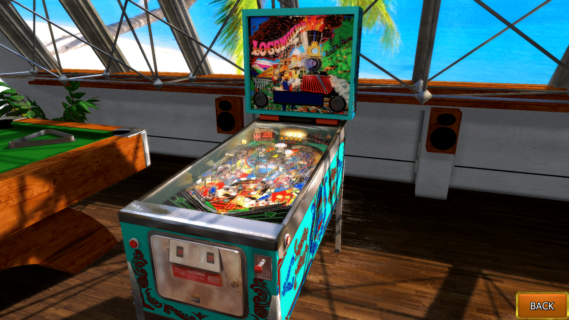 Zaccaria Pinball: Locomotion 2018 Table screenshot