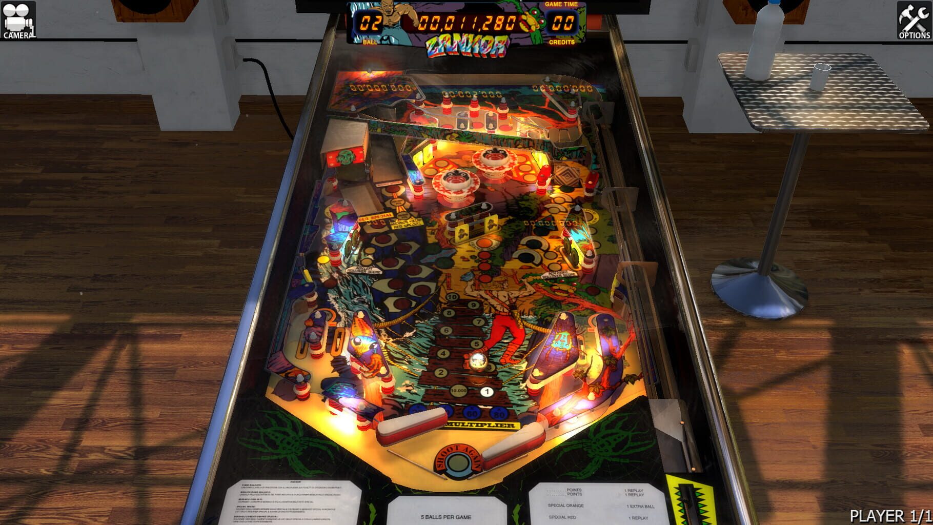 Captura de pantalla - Zaccaria Pinball: Zankor Table