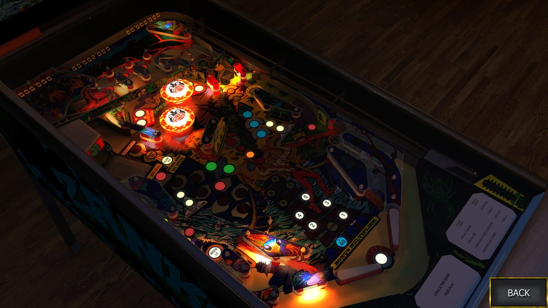 Captura de pantalla - Zaccaria Pinball: Zankor Table