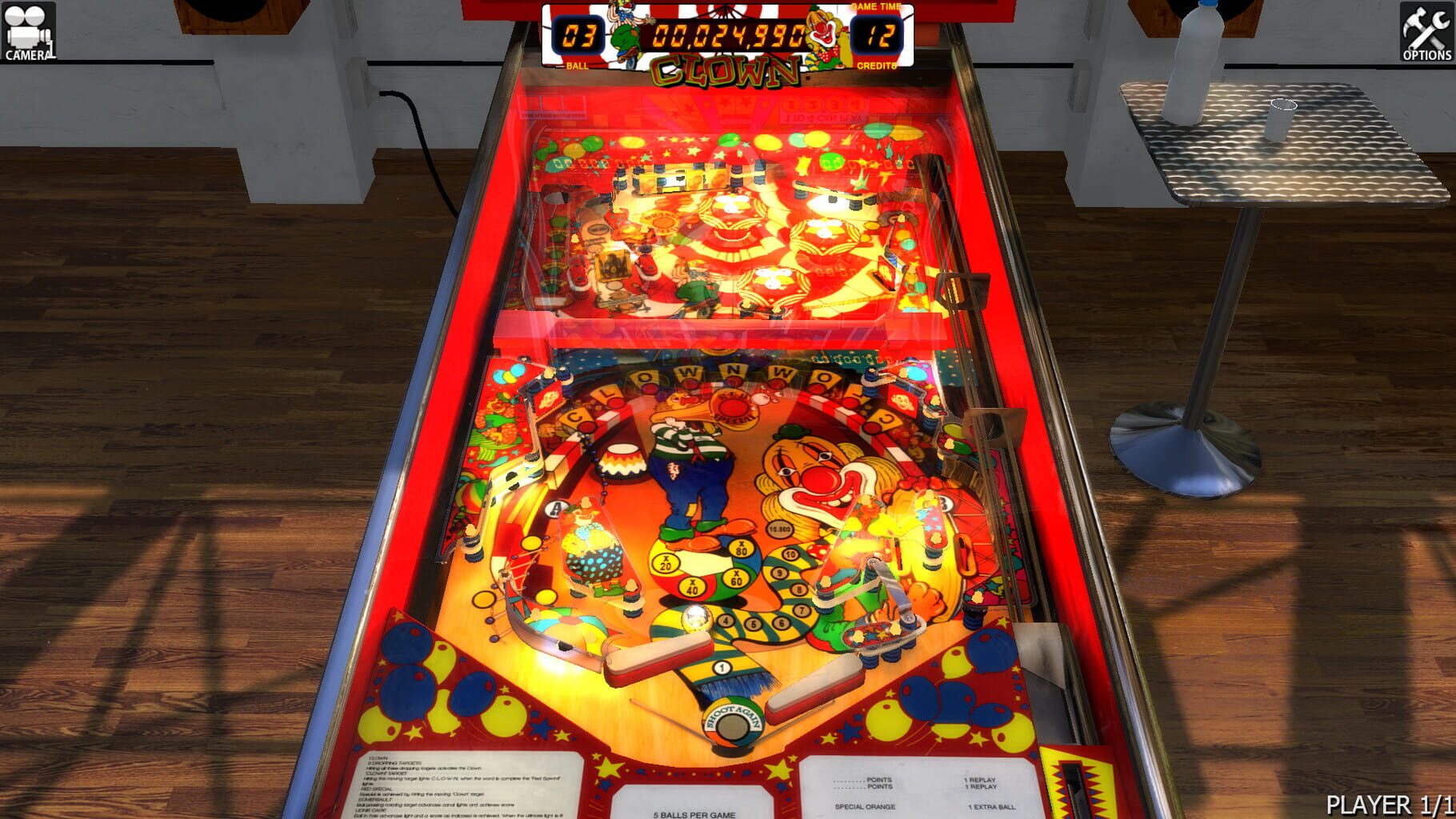 Zaccaria Pinball: Clown Table screenshot