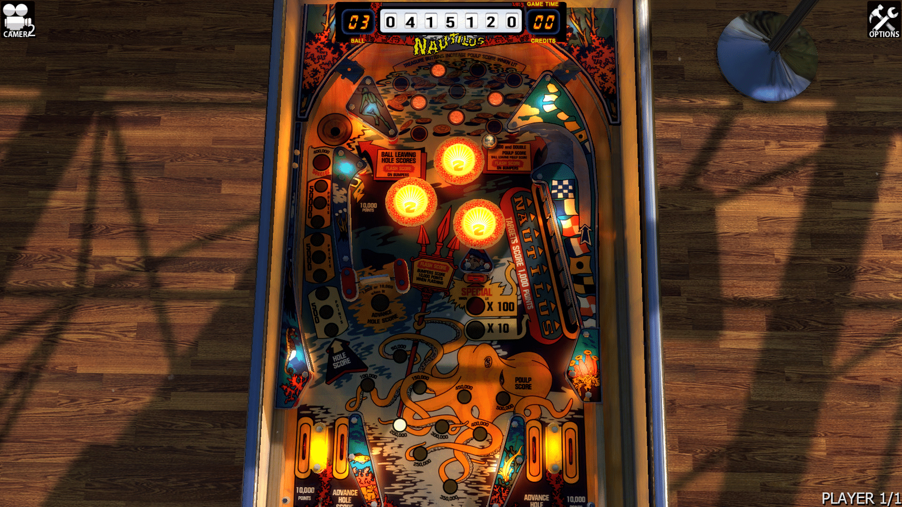 Zaccaria Pinball: Nautilus Table screenshot