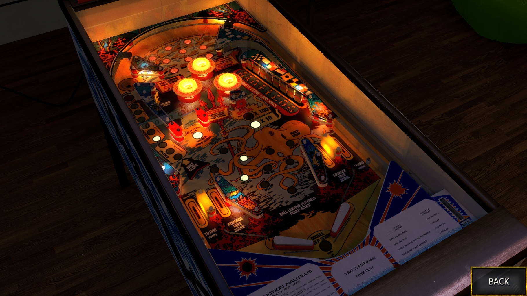 Zaccaria Pinball: Nautilus Table screenshot