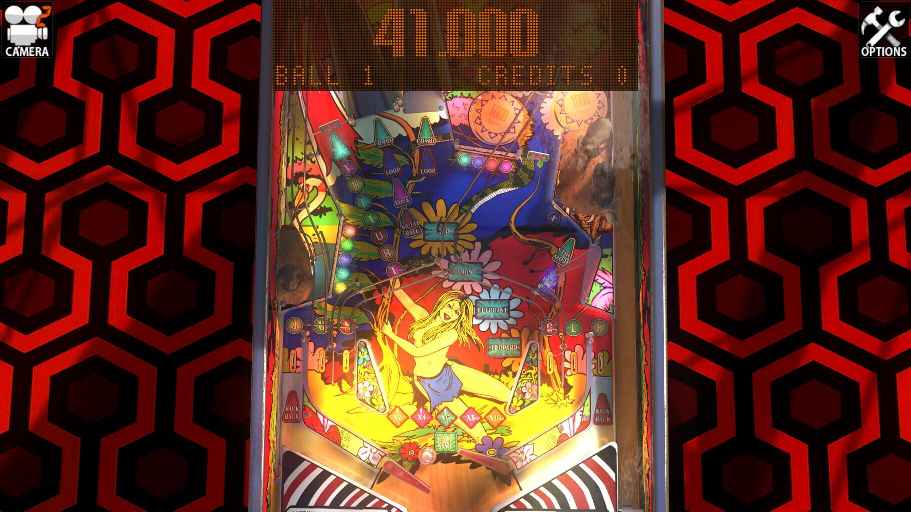 Zaccaria Pinball: Wood's Queen 2019 Table screenshot