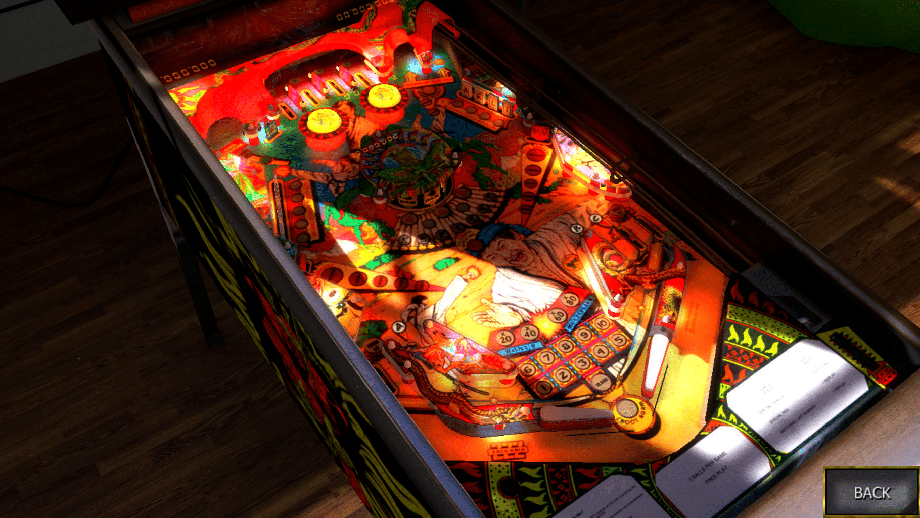 Zaccaria Pinball: Blackbelt Table screenshot