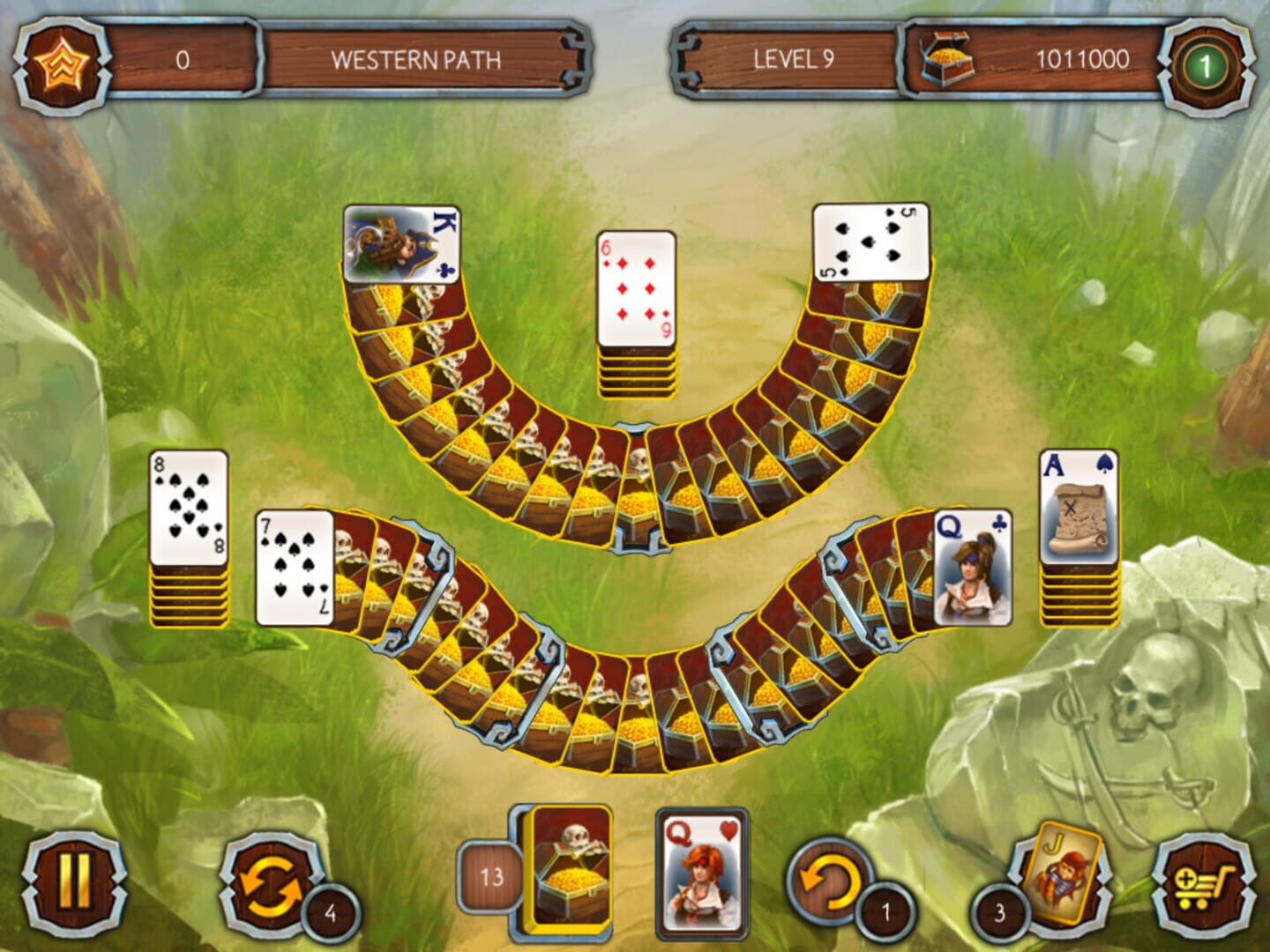 Solitaire Legend of the Pirates 3