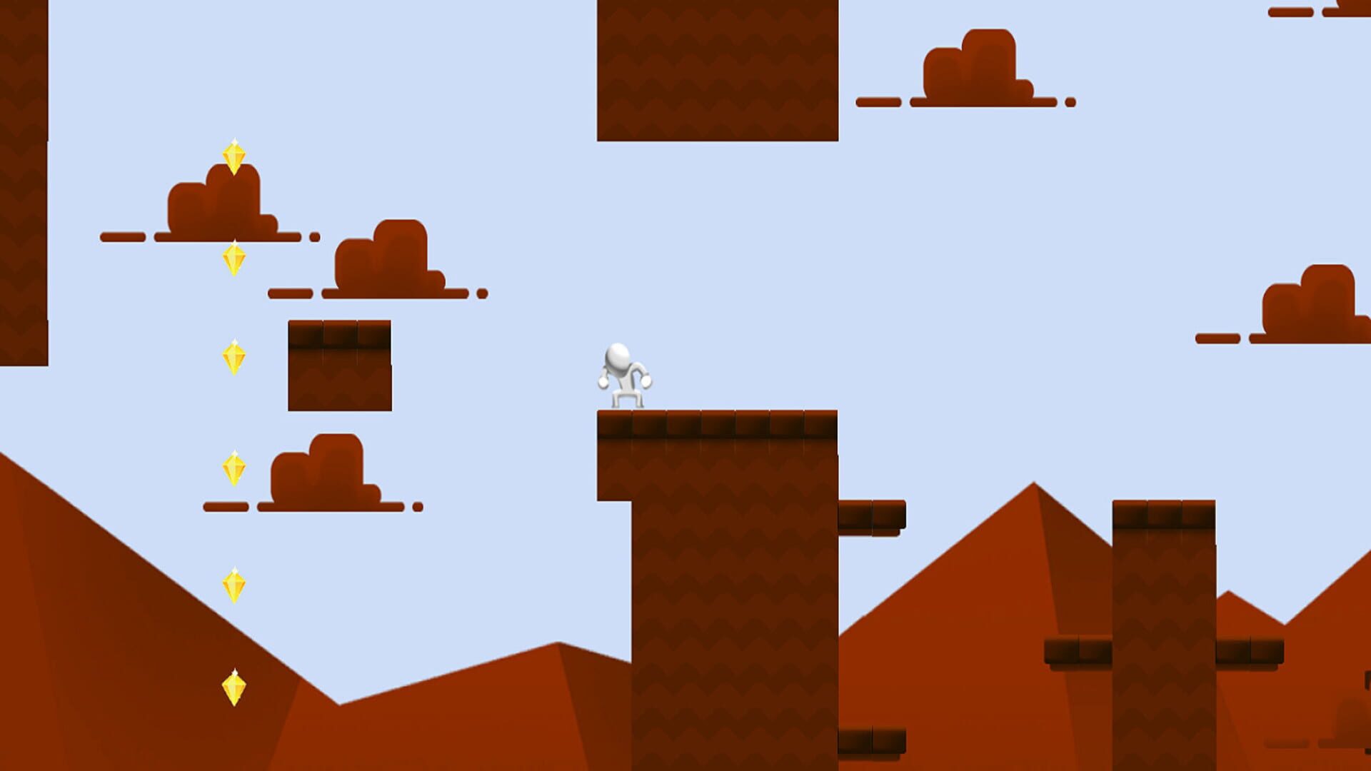 Jumping Platform Minigame - Screenshot
