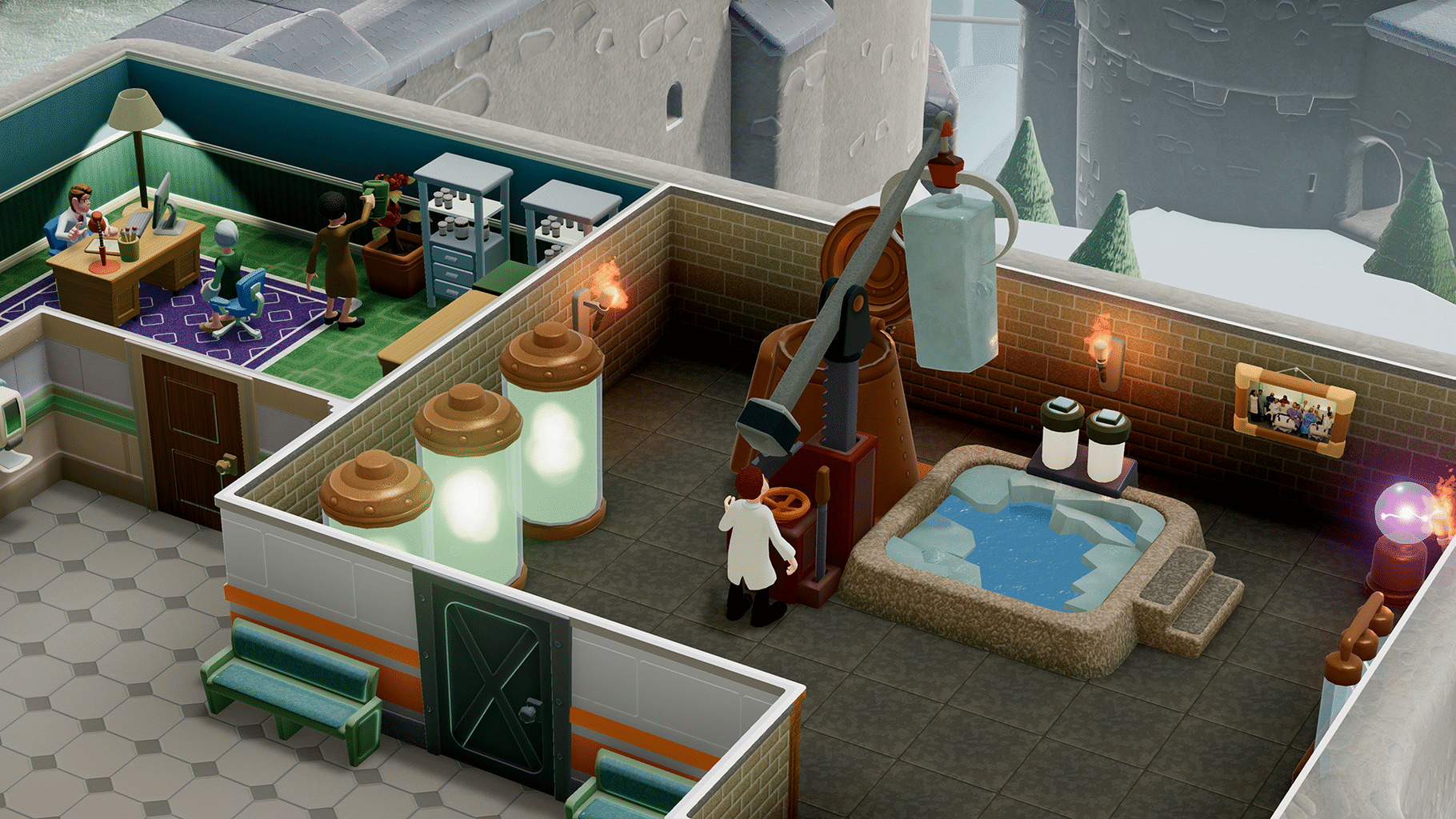 Two Point Hospital: Bigfoot screenshot