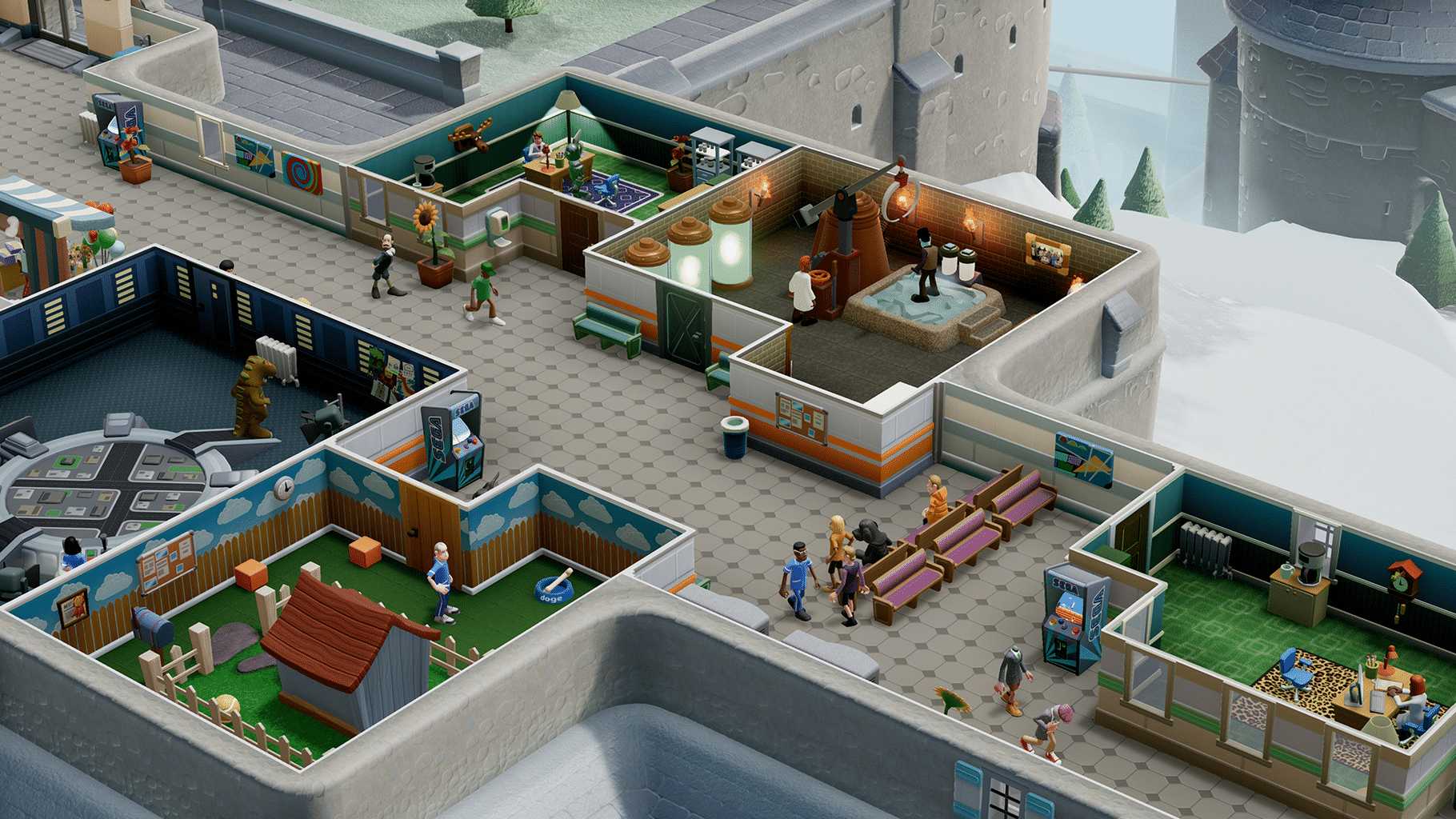 Two Point Hospital: Bigfoot screenshot