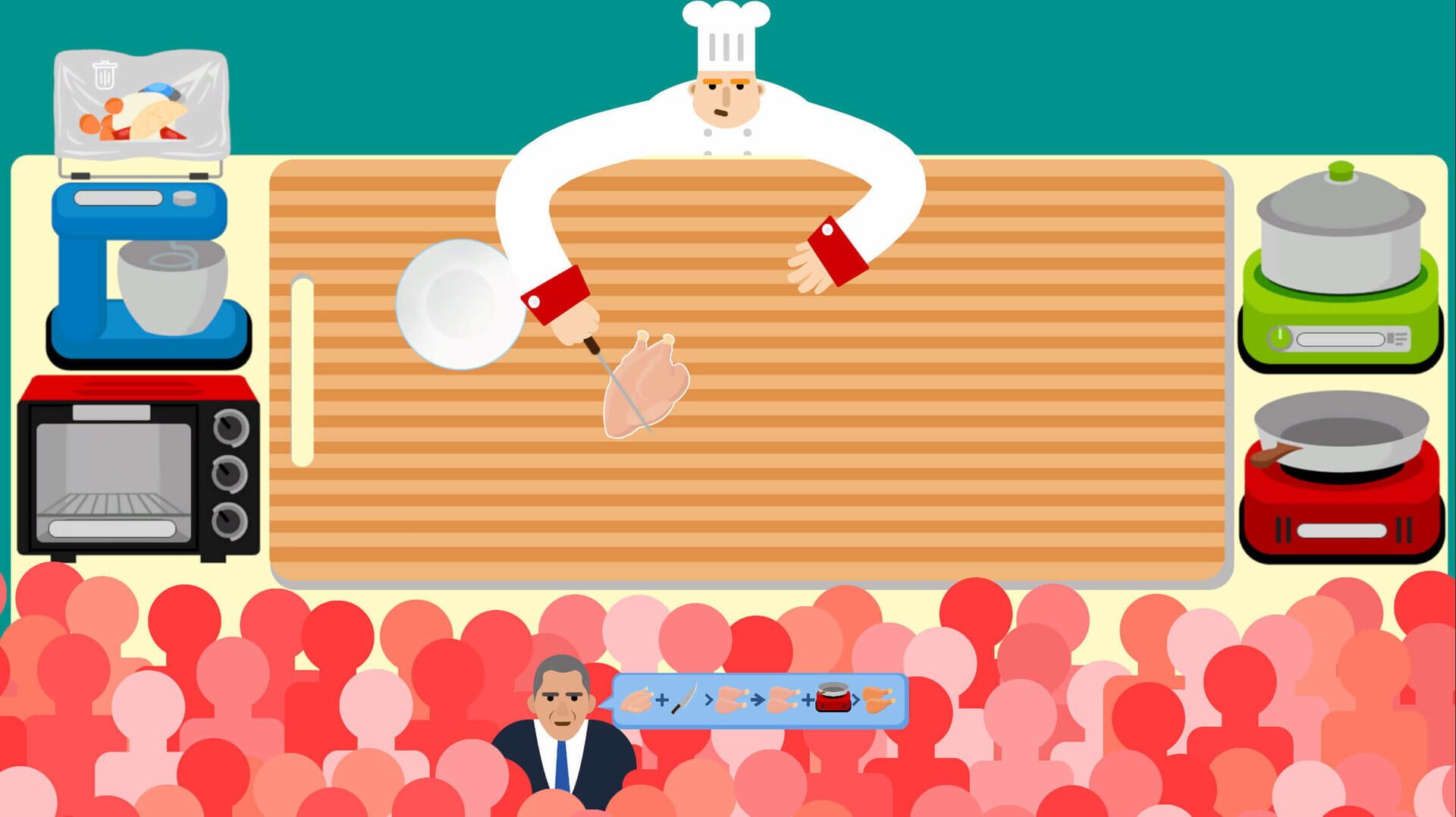 Don't Cut Your Hand 2 - Screenshot