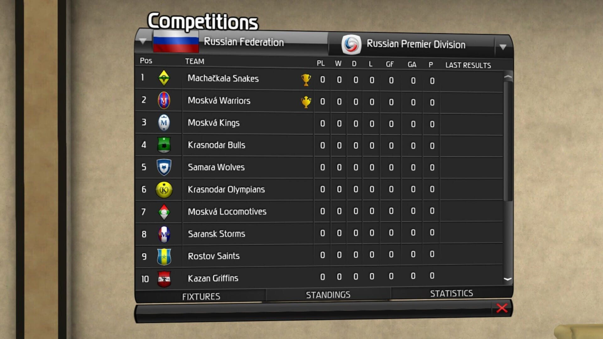 Lords of Football: Eastern Europe - Screenshot