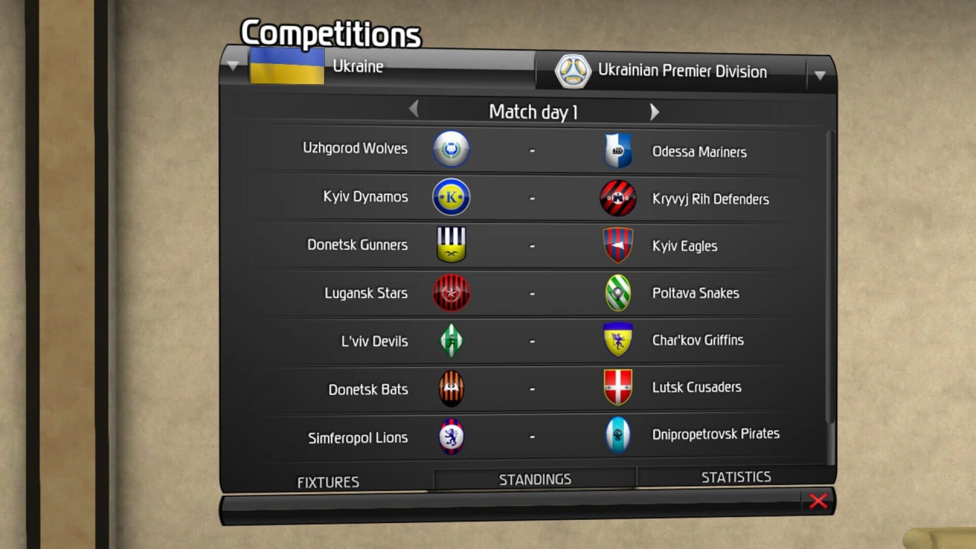 Lords of Football: Eastern Europe - Screenshot