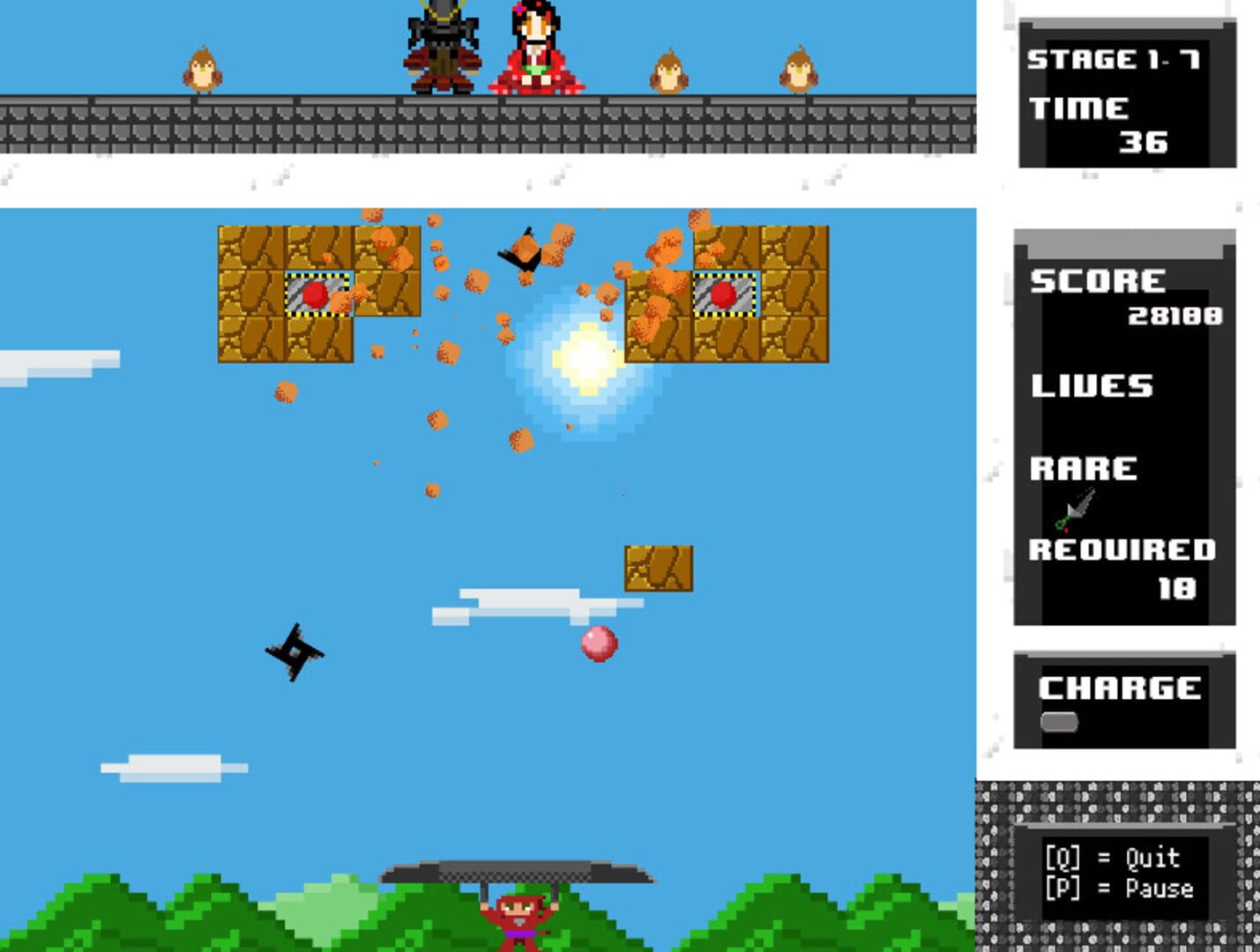 Block Breaker Ninja - Screenshot